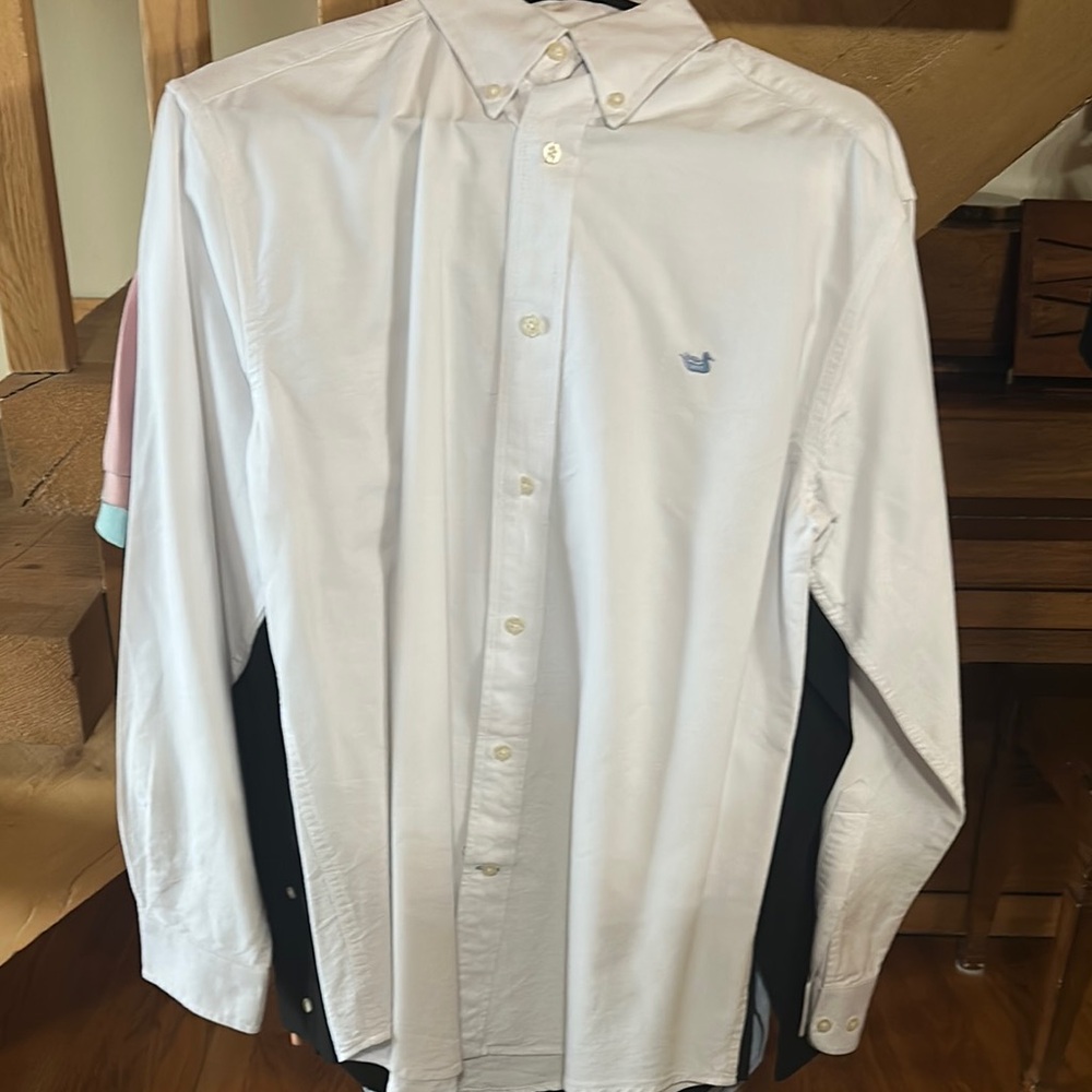 Men's White Button-Down Shirt